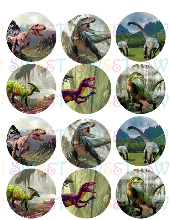 JURASSIC WORLD DINOSAUR REAL EDIBLE ICING CAKE TOPPER PARTY IMAGE FROSTING  SHEET