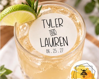 Edible Wedding Drink Toppers