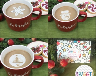 Edible Christmas Drink Toppers - Stocking Stuffer Pack!