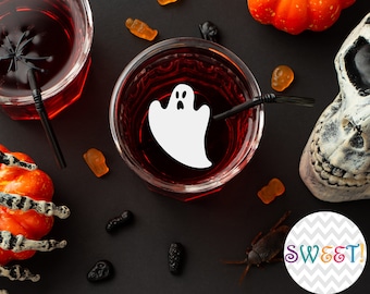 Edible Halloween Drink Toppers