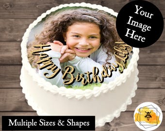 Customized Edible Cake Toppers: Wafer Paper or Frosting Sheet