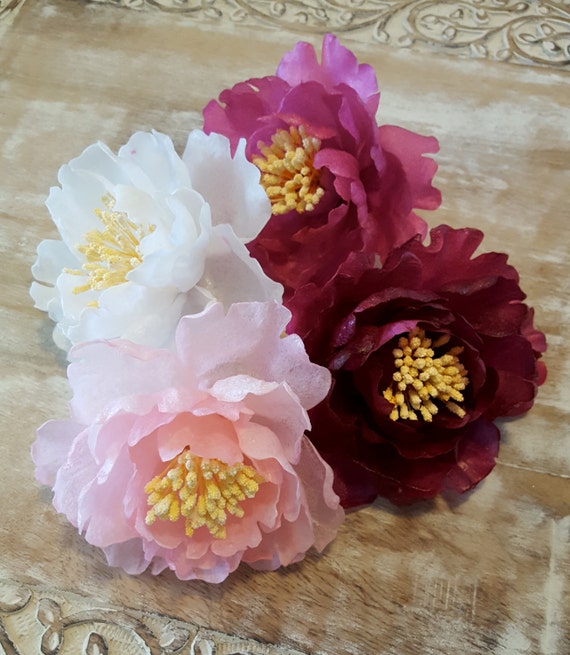Edible Peonies, Wafer Paper Flowers for Cakes, Wedding Cake