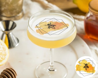 Edible Company Logo Corporate Event Drink Toppers