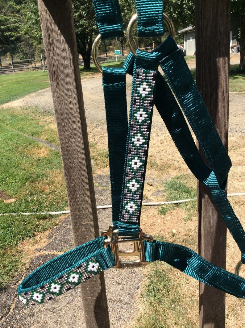 Custom Beaded Horse Halter Etsy