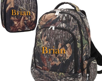 camo lunch box backpack