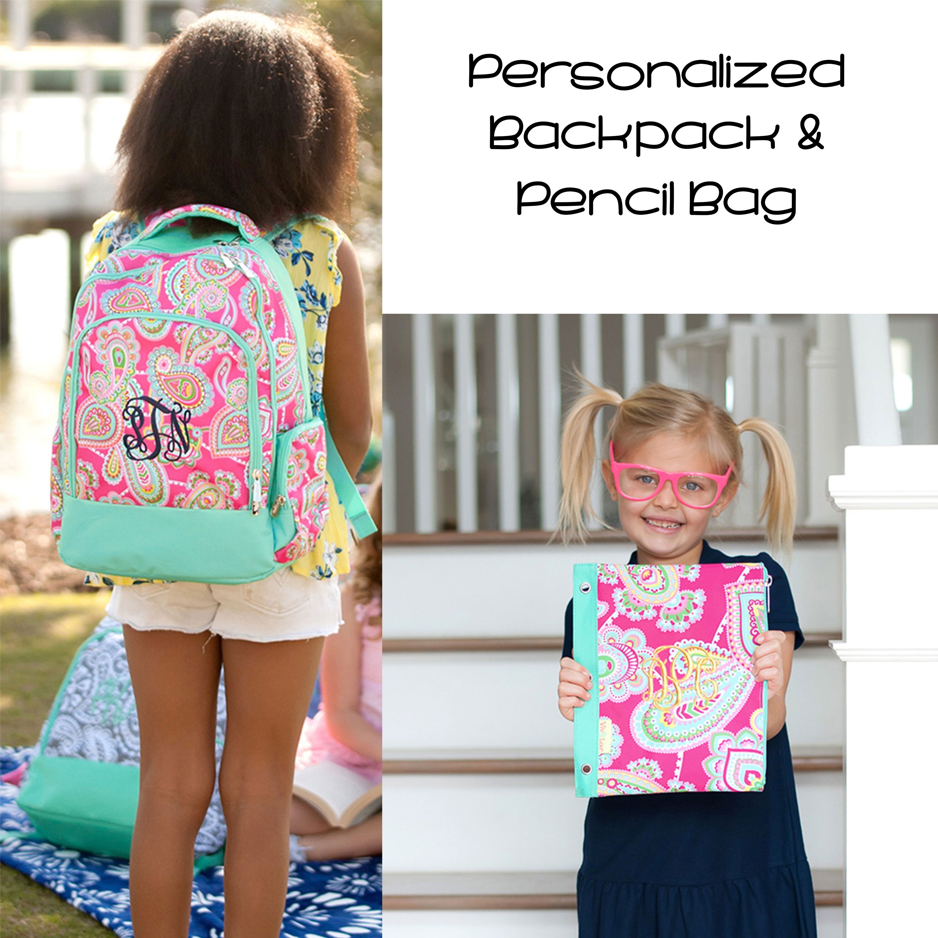 Vera Bradley Deluxe Lunch Bunch Box Cooler Bag Prairie Paisley Pink