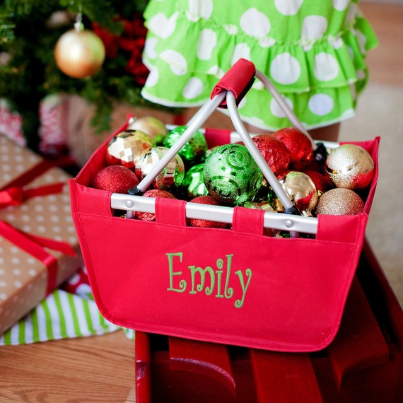 Mini Market Tote Collapsible Basket Kids Easter Basket Small Market Tote Custom Basket Personalized Easter Basket Halloween Basket Etsy