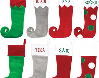 Oversized Christmas Stockings, Family Stockings, Holiday Stockings, Personalized Christmas Stockings, Embroidered Stockings, Custom Stocking