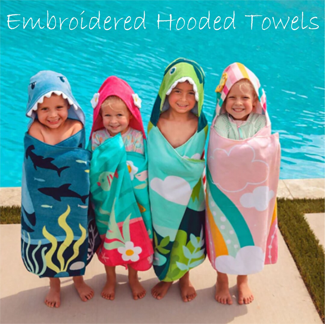 Beach and Bath Poncho (Mermaid / Shark / Sunshine) by Stephen Joseph (2 - 6yrs)