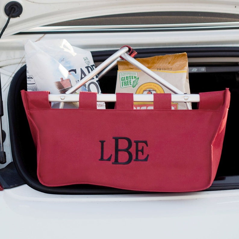 Large Monogrammed Market Tote Monogrammed Market Basket Personalized Basket Monogrammed Basket Easter Basket Personalized Easter Basket