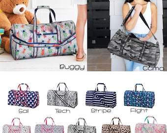 Girls Duffel Bag, Boys Duffel Bag, Monogrammed Duffel Bag, Personalized Duffel Bag, Camo Duffel Bag, Leopard Duffel Bag