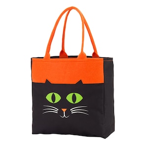 Personalized Halloween Bucket, Reusable Tote Bag, Custom Halloween Tote, Personalized Halloween Tote, Trick Or Treat Tote, Candy Bag