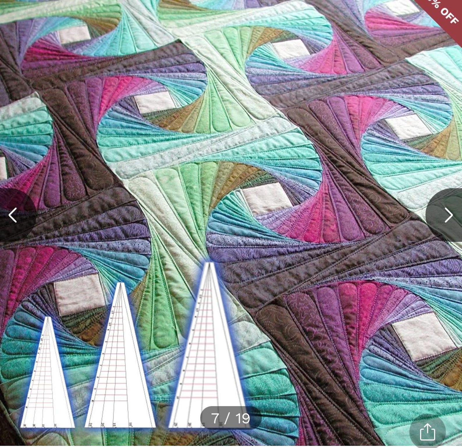 Swirl Patchwork Ruler Tool Set~ Acrylic Set - Etsy