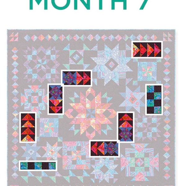 Starlight Block of the Month #7- Missouri Star Quilt Co. - Kaffe Fassett