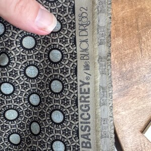 basic grey little black dress fabric Fabric line