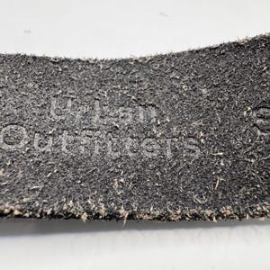 Western Cowhide Leather Belt Engraved Buckle Urban Outfitters Size 34 image 8
