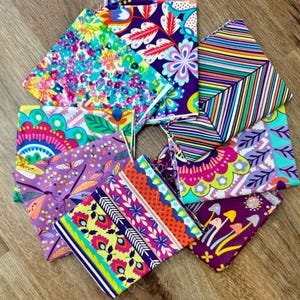 Michael Miller Brights Fat Quarter Bundle~ 8 pieces