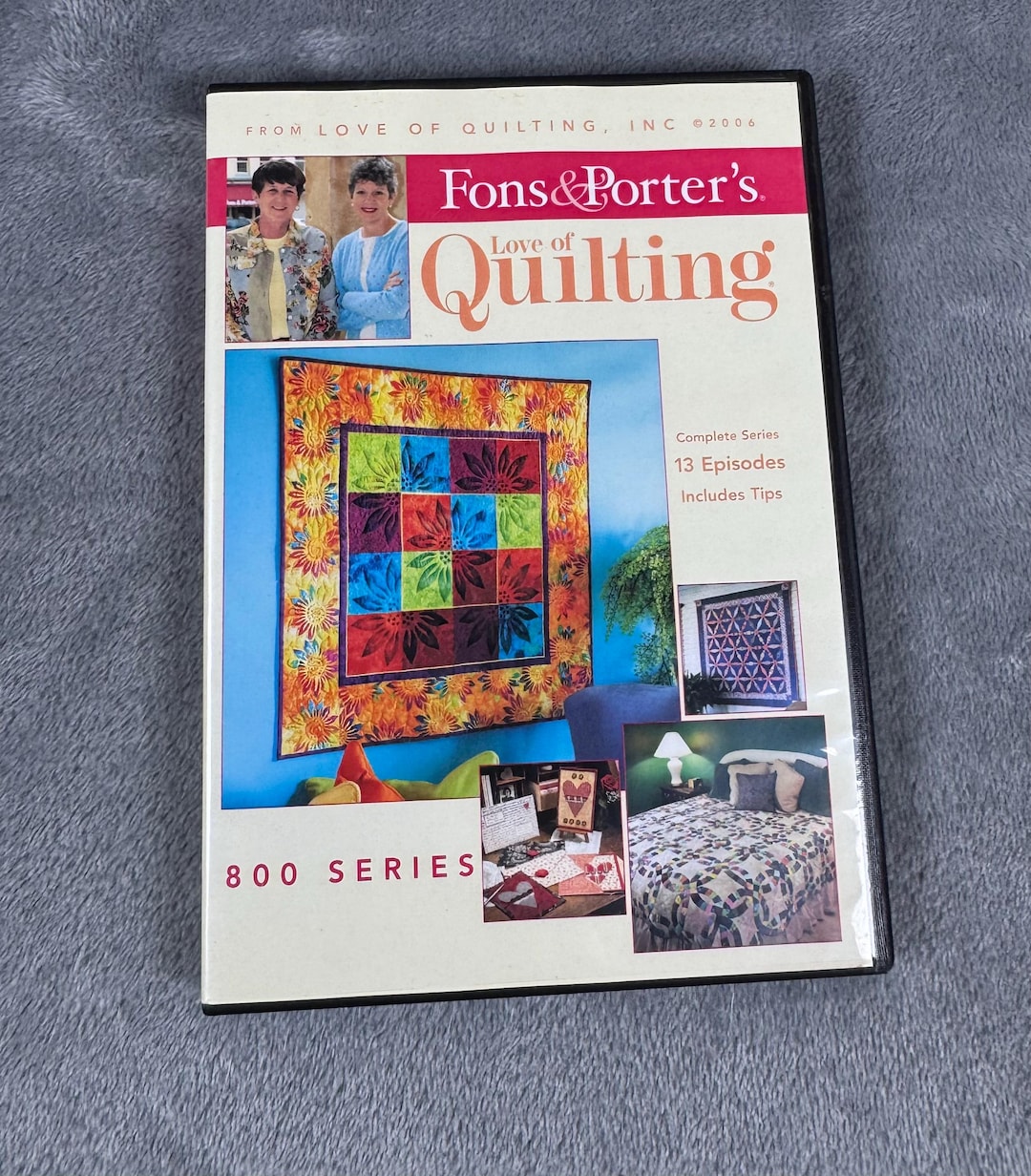 Fons & Porter’s Love of Quilting DVD – 800 Series, 13 Episodes With ...