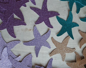 50 Starfish Confetti Beach Wedding Under the Sea Party Decorations Mermaid Decor No425