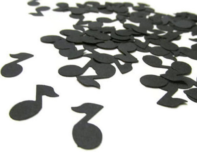 Music Confetti Music Notes Shapes Music Notes Die Cuts Etsy