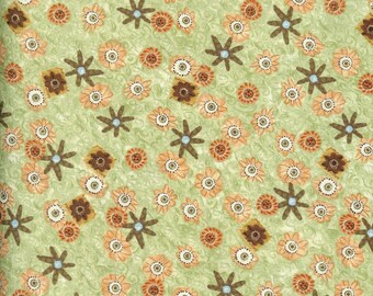 Field of Flowers 100% cotton fabric, sold by ( multiple lengths)  #399
