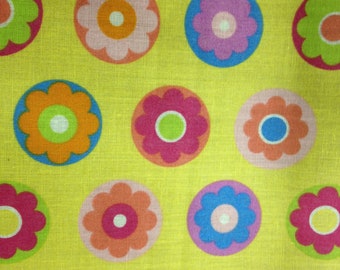 Pretty Petals 100% cotton fabric, sold by( multiple lengths)  #321