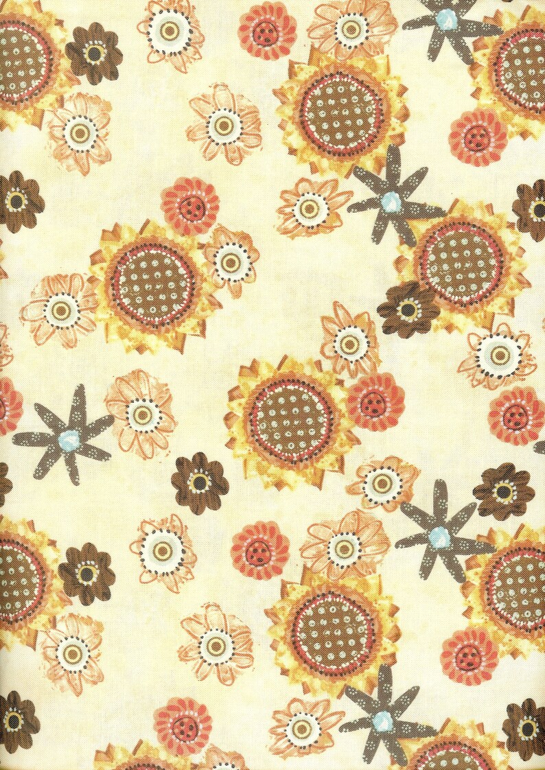 Greet the Day 100/% cotton fabric #397 multiple lengths sold by
