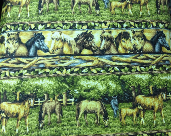 Country Getaway 100% cotton fabric, sold by the yard  #298