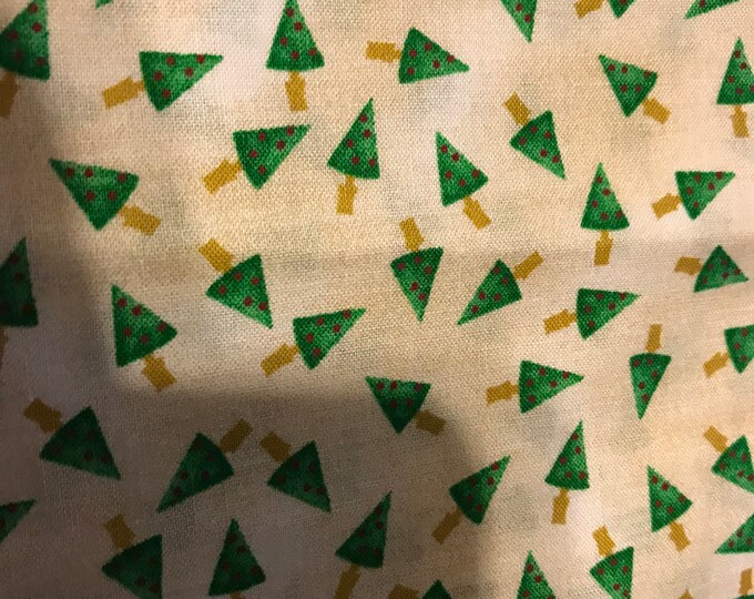 Tiny Christmas Tree fabric, sold by the yard