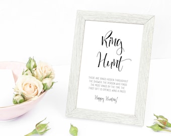 Gioco Ring Hunt per addio al nubilato: gioco da festa stampabile (download digitale)