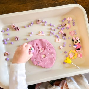 PLAY TRAY (small) - Sensory Play Tray - Sensory Tools - Play Dough Tray - Tinker Tray - Art/Painting Tray for Kids - Montessori Play Tools