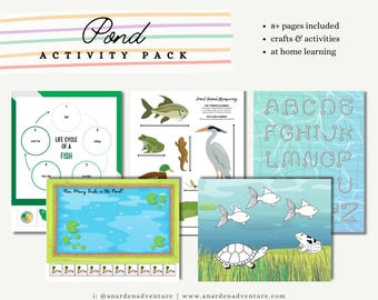 Teich-Aktionspaket: Naturlernen, Schnitzeljagd (Digitaler Download)