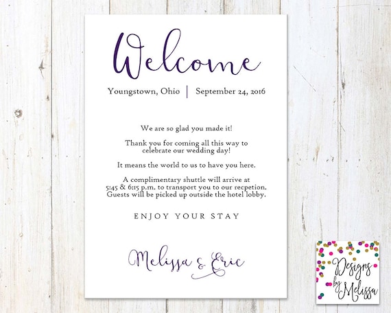 Welcome Letter To Vip Guest : Hotel Welcome Letter – UNIFE