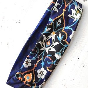 SAHAR headband with Persian Eslimi design, Persian patterned, yoga headband, Boho headband, Bohemian accessory, gift for her