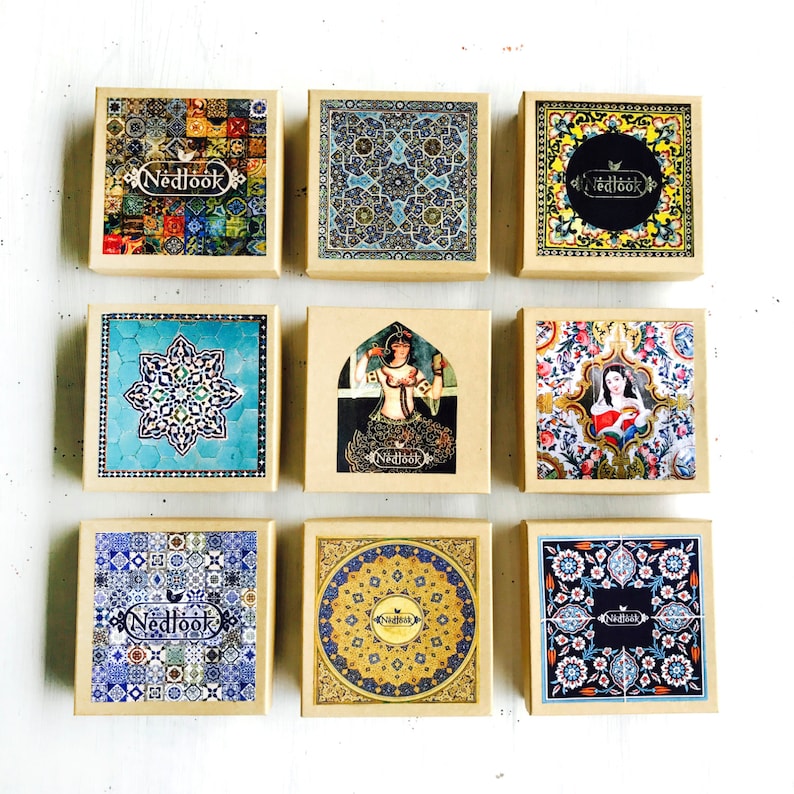 Persian Box Designs Basic Persian Motif Gift Box, Jewelry Packaging, Holiday Gift - Etsy