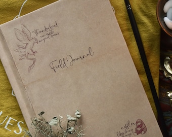 Magizoologist Field Journal | For the Wizard Witch Naturalist | Magical Creatures Notebook |