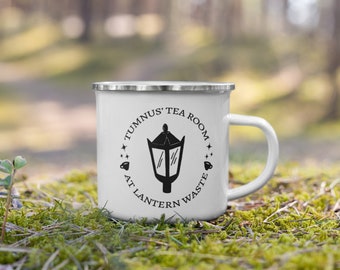 The Tea Room Tea Cup | Enamel Mug Straight from the Tea Room | Lantern Waste |