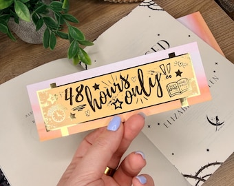 48 Hour Readathon Bookmark