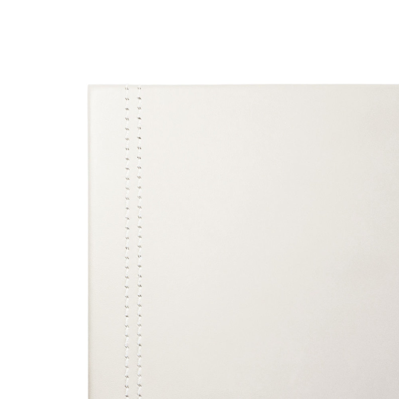 Office Desk Pad Made of White Leather. Desk Mat With Steel Etsy