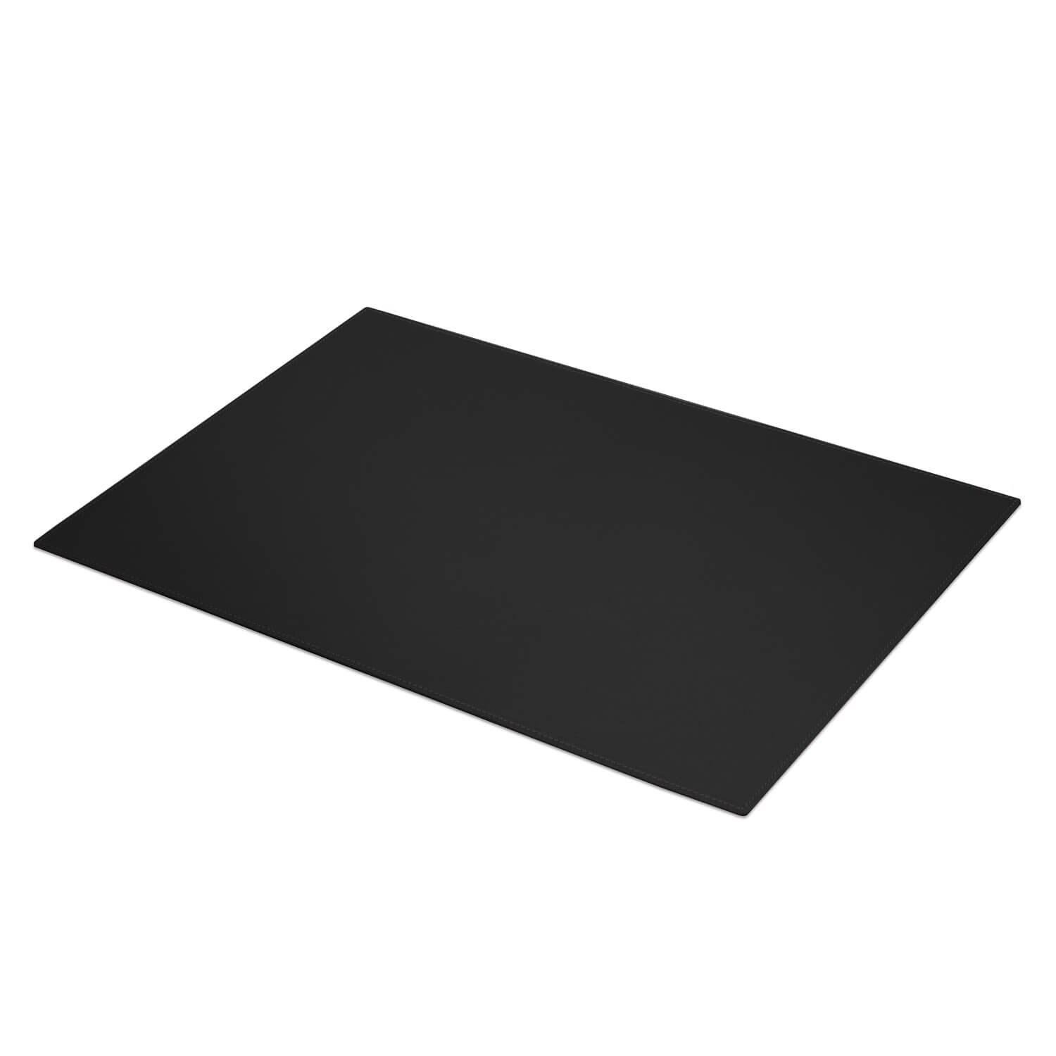 Alfombrilla de Escritorio de Oficina en Cuero Real Negro | Etsy