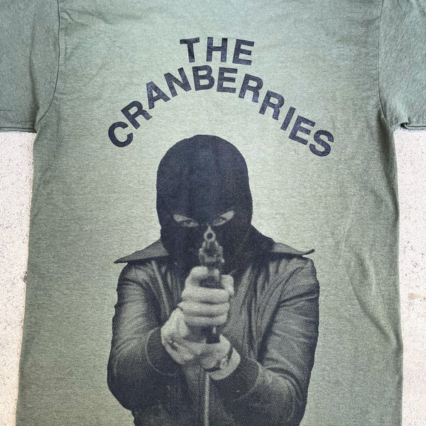 The Cranberries tee (Army Green) punk irish republican army IRA sinn fein