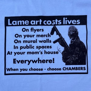 LAME ART tee Evan Chambers IRA Provo volante de propaganda Ejército Republicano Irlandés