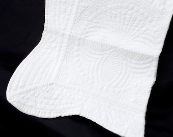Mommy and Me, Grandma and Me, Grandpa and Me Gift WHITE Lap 50x60  and 36 x46Heirloom Quilt Blankets