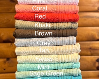Heirloom Baby Quilt Blank for Custom Embroidery, Personalized Infant Bedding, Baby Nursery Blanket, Customizable Keepsake, Baby Shower Gift