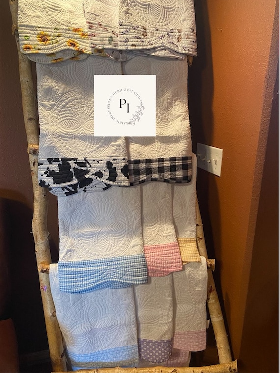Heirloom Baby Quilt Blank for Custom Embroidery Personalized Infant Bedding Baby Nursery Blanket Customizable Keepsake Baby Shower Gift Etsy