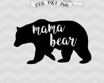 Mama Bear Svg Mama Bear Svg File Mother's Day Svg | Etsy