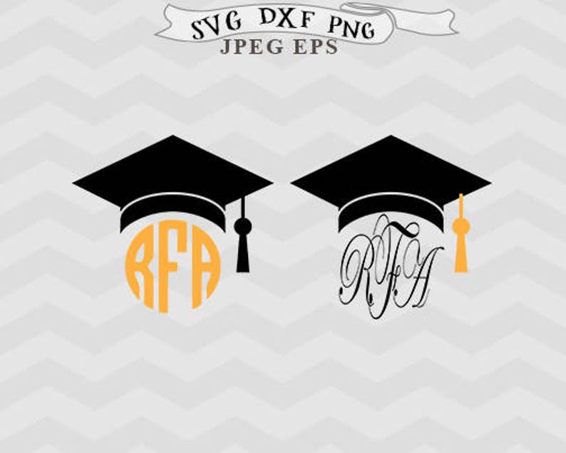 Free Free Graduation Monogram Svg 3 SVG PNG EPS DXF File