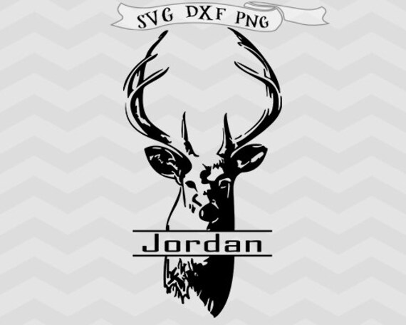 Download Deer monogram SVG deer Svg antlers svg DXF Clipart Files for | Etsy