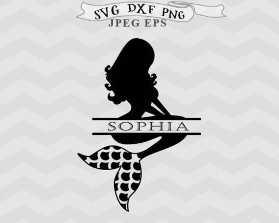 Free Free 305 Little Mermaid Monogram Svg SVG PNG EPS DXF File