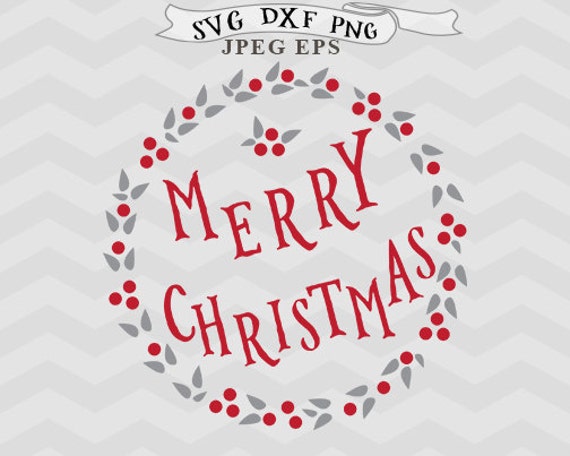 Download Free Merry Christmas Svg Christmas Svg Wreath Svg Farm Svg Eps Etsy SVG DXF Cut File